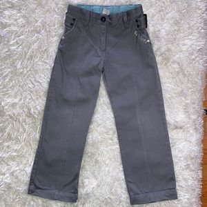 Krickets grey girls belted embellished trousers size 6